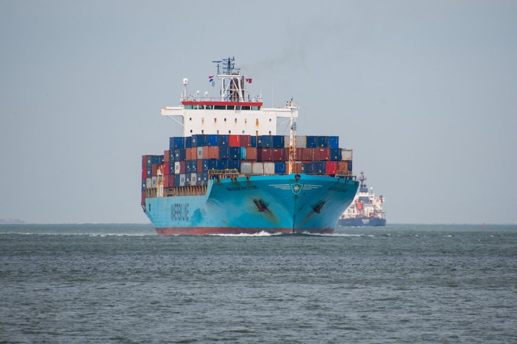 container ship, cargo ship, bulk vessel-South east asia